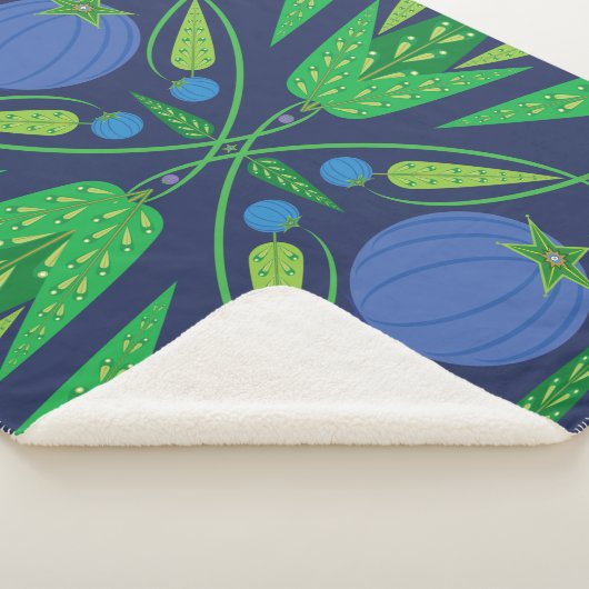 Guardian of the Blueberries Sherpa (3 maten) Sherpa Deken (3/4)