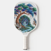 Guardian of the Crystal Cave Pickleball Paddle (Achterkant)