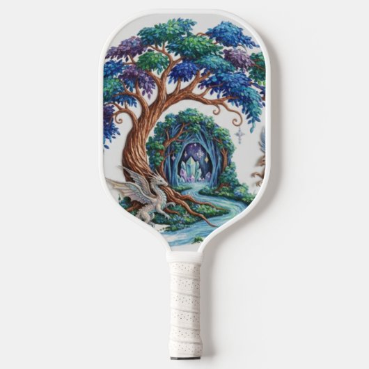Guardian of the Crystal Cave Pickleball Paddle (Voorkant)