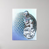 Guardian of the Digital Realm Canvas Afdruk (Voorkant)