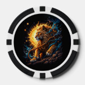 Guardian of the Solar Threshold – Lion of Balance  Poker Chips (Voorkant)
