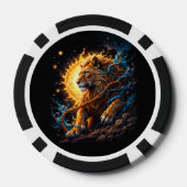Guardian of the Solar Threshold – Lion of Balance  Poker Chips (Achterkant)