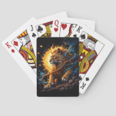 Guardian of the Solar Threshold – Lion of Balance  Pokerkaarten (Achterkant)