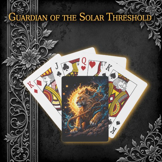 Guardian of the Solar Threshold – Lion of Balance  Pokerkaarten