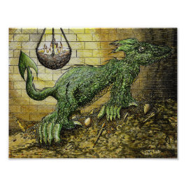 Guardian of the Treasure Trove Foto Afdruk