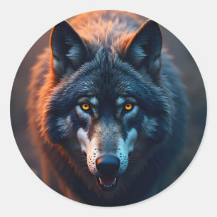 Guardian Of The Wild – Noble Wildlife Art Klassiek Ronde Sticker