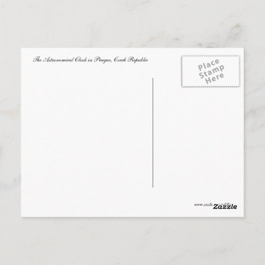 Guardian of Time Briefkaart (Achterkant)