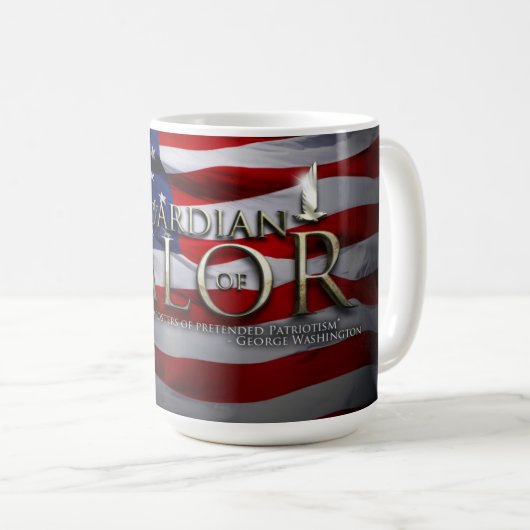 Guardian of Valor Coffee Mok (Voorkant rechts)