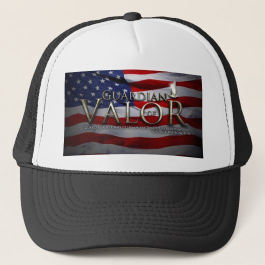 Guardian of Valor Trucker Hat Trucker Pet (Voorkant)