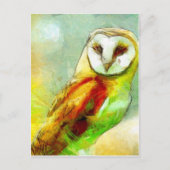 Guardian Owl Briefkaart (Voorkant)