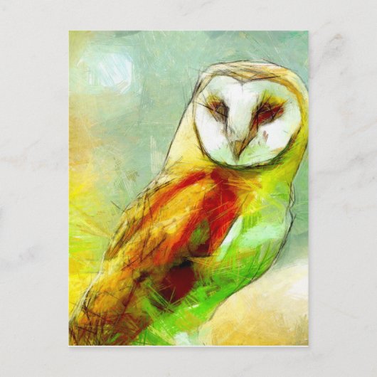 Guardian Owl Briefkaart (Voorkant)