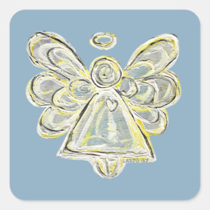 Guardian Silver White Angel Custom Decal Stickers