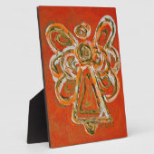 Guardian Sinaasappel Engel Schilderen Kunst Gift P Fotoplaat (Zijkant)