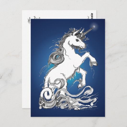 Guardian Unicorn Briefkaart (Voorkant / Achterkant)