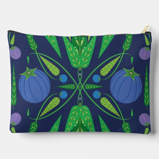 Guardian van de blauwe bessen grote zak etui (Achterkant)