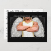 Guardian Warrior Angel Briefkaart (Voorkant / Achterkant)