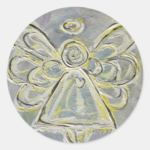 Guardian White en Silver Angel Custom Stickers