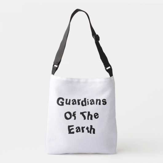 Guardians of Earth - Bescherm de planeet met stijl Crossbody Tas (Achterkant)