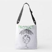 Guardians of Earth - Bescherm de planeet met stijl Crossbody Tas (Voorkant)