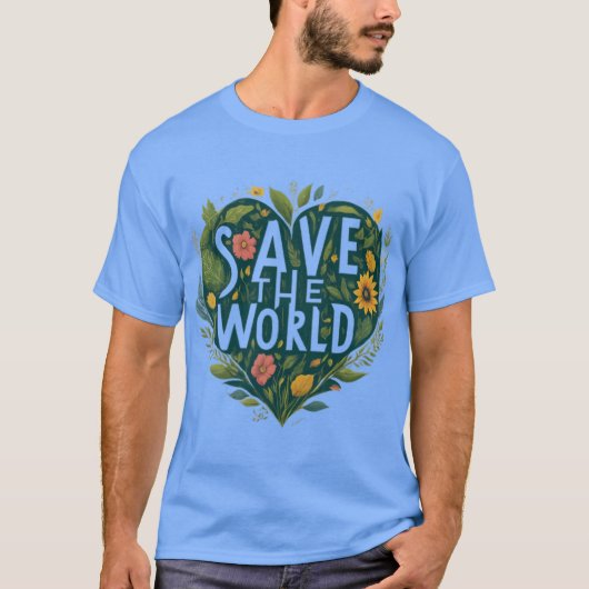 Guardians of Gaia - Save The World Earth T-shirt (Voorkant)