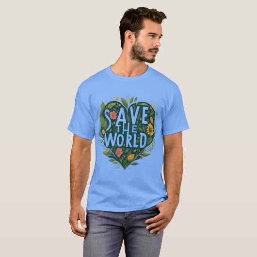 Guardians of Gaia - Save The World Earth T-shirt (Voorkant volledig)