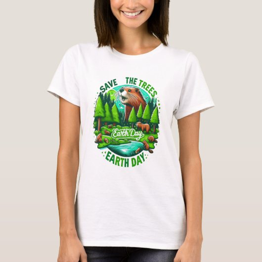 Guardians of the Forest: Earth Day-initiatief T-shirt (Voorkant)