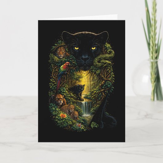 Guardians of the Wild Feestdagen Kaart (Voorkant)