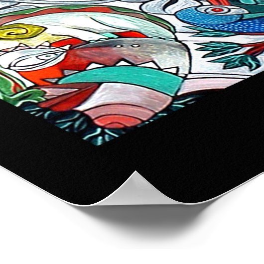 Guardians van het land door Gregory Gallo Poster (Hoek)