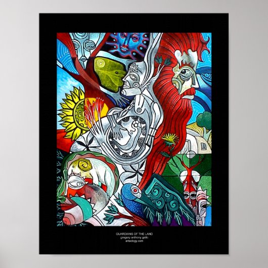 Guardians van het land door Gregory Gallo Poster (Voorkant)