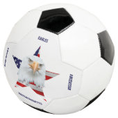 Guarding Bald Eagle, The American Flag, Star Voetbal (Drie kwart)