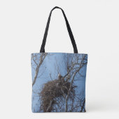 Guarding Eagle Tote Bag (Achterkant)