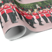 Guards Band, Buckingham Palace, Londen, Engeland Cadeaupapier (Rol Hoek)
