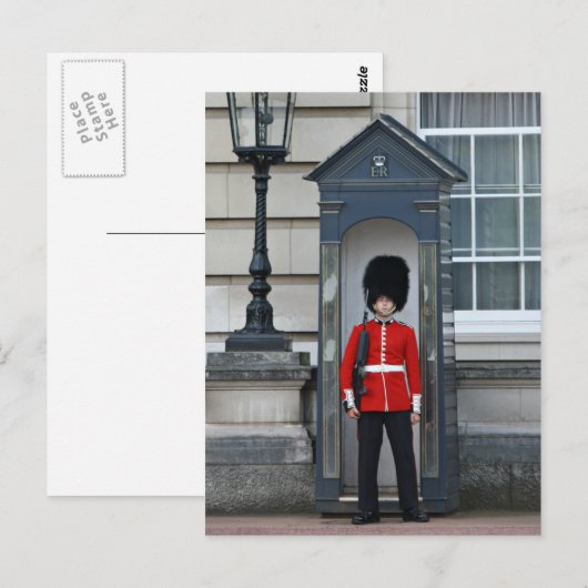 Guardsman, Buckingham Palace Briefkaart (Voorkant / Achterkant)