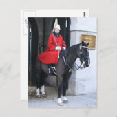 Guardsman, Cavalry Huishouden Briefkaart (Voorkant / Achterkant)