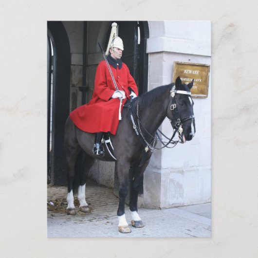 Guardsman, Cavalry Huishouden Briefkaart (Voorkant)