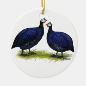 Guas Royal Paars Pair Keramisch Ornament (Voorkant)