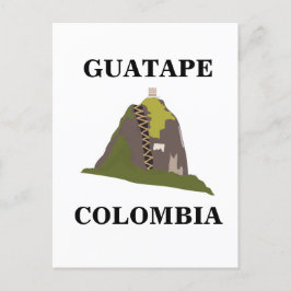 Guatape Colombia Custom Travel Briefkaart