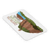 Guatape Colombia El Peñol Vintage reizen Magneet (Rechterzijde)