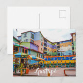 Guatapé, Colombia, Plazoleta de Los Zócalos Briefkaart (Voorkant / Achterkant)