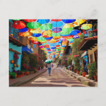 Guatapé, Colombia Umbrella Street