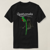 Guate Quetzal Guatemala Maya Antigua Tikal Coban V T-shirt (Design voorkant)