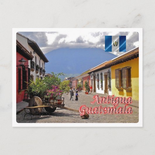 Guatemala - Antigua - Calle del Arco - Briefkaart (Voorkant)