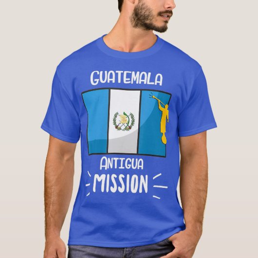 Guatemala Antigua Mormon LDS Mission Missionary T-shirt (Voorkant)