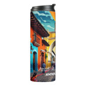 Guatemala | Antigua Travel Retro Thermosbeker (Gedraaid links)