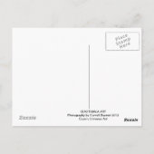 Guatemala Art Briefkaart (Achterkant)