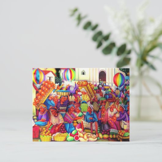 Guatemala Art Briefkaart (Staand voorkant)