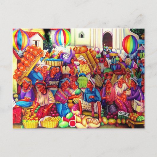 Guatemala Art Briefkaart (Voorkant)