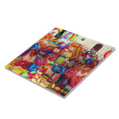 Guatemala Art Keramische Tegel Tegeltje (Zijkant)