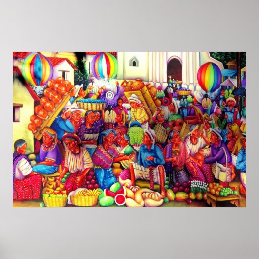 Guatemala Art Poster (Voorkant)
