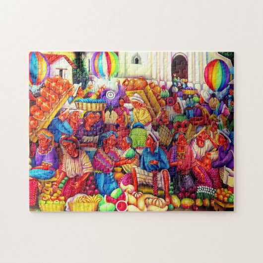 Guatemala Art Puzzle Legpuzzel (Horizontaal)